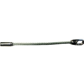 Morris Products Rattlesnake Fish Tape – 200 Ft. Long x 1/8 x 1/16 Inches – Durable, Non-Conductive – for Use Around Live Wires, Circuits – High Impact Case, Nylon Handle – 660 lb. Tensile Strength