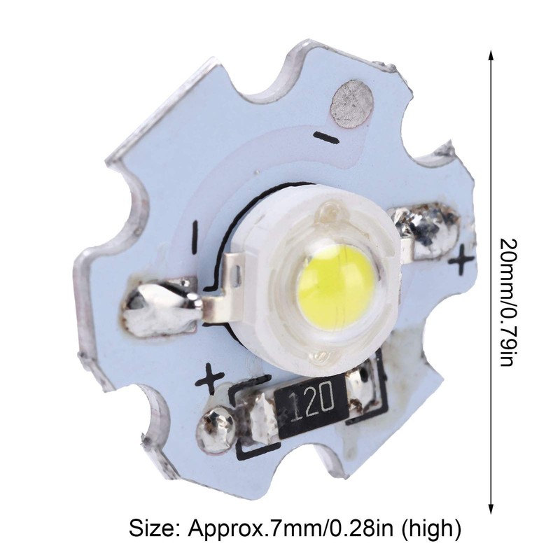 Hyuduo 0.5W 5V LED Chip Bulb, Light Beads 200lm Brightness