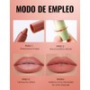 Erinde Lápiz Labial Mate, Delineador Labial Cremoso de Larga Duración,