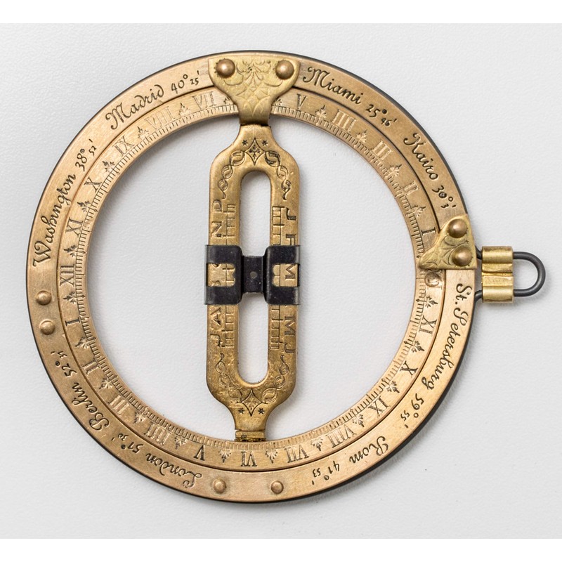Kala Pocket Sundial Antique Design