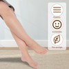12 Pairs Knee High Pantyhose with Reinforced Toe, 15D Lady's