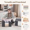 SsnDdm 2-Size Clothing Storage Boxes – 4/6/8-Pack folding clothing storage