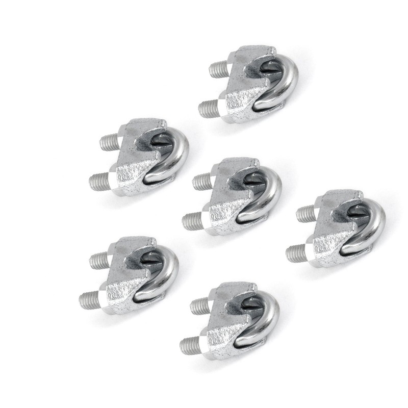 Set Of 15 M Galvanised Wire Rope 3 mm Strand:
