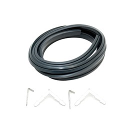 Universal 3 Sided Cooker Oven Rubber Door Seal + Clips.
