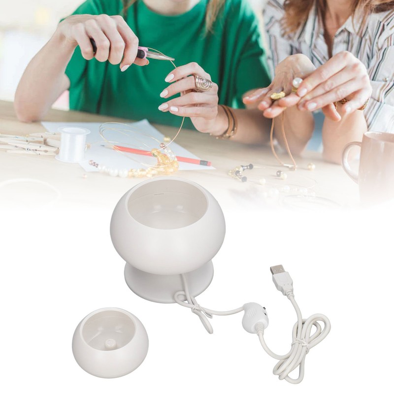 Electric Bead Spinner Adjustable Speed Direction Durable ABS High Stability