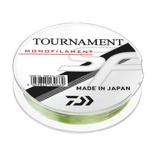 Daiwa Tournament SF Line Ligne de pêche monofilament Vert transparent 0,36 mm 300 m