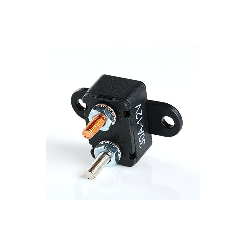 MAS 30A 12V DC Type Auto Reset Circuit Breaker w/Bracket