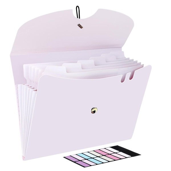 DoocliB Document File, a4, 7 Pockets, Portable Expanding File Folder ...