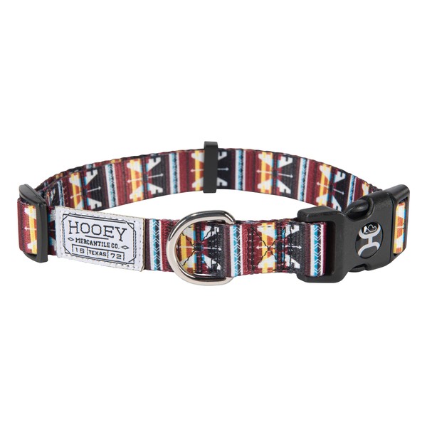 Hooey Nomad Dog Collar, Durable Polyester Webbing Collar with Graphic-Inspired