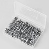 #10-24 x 3/4" Hex Head Bolts Screws, Nuts, Flat and