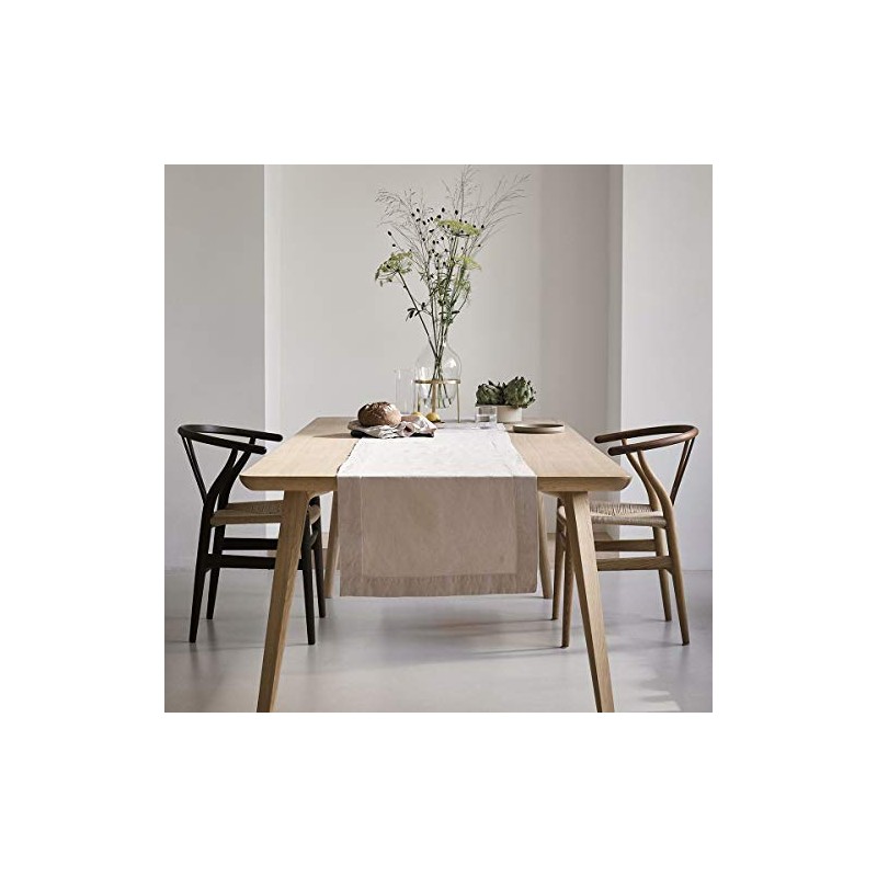 Marc O Polo Akalla Table Runner Smoke-Blue, 50 x 250
