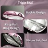 VirgoCCY Travel Pill Organizer, 6 Compartments Portable Pill Case, Luxury