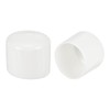 sourcing map 5pcs 37mm(1.5") Rubber End Caps, Round Vinyl Plug