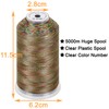 New brothread - Single Huge Spool 5000M Each Polyester Embroidery