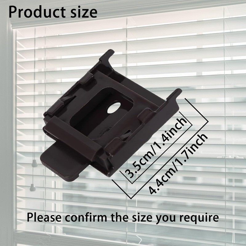 YCUHEN coolaroo Replacement Parts - Outside Mounted Blinds Curtain Rod