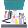 Findfly 36Pcs Modeler Basic Tools Craft Set Hobby Building Tools