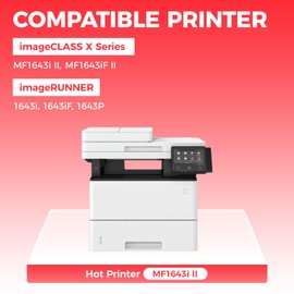 T06 Black Toner Cartridge 1-Pack with chip High Yield Replacement for Canon T06 T06L 3526C001AA Toner Compatible with Canon imageRunner 1643i 1643iF 1643P X MF1643i II MF1643iF Printer Ink All-in-One