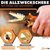 FRONTTOOL Universal Scissors Titanium Stainless Steel All-Purpose Scissors with 55
