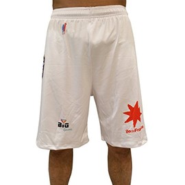 Bigsport Boris Diaw 2017-2018 Basketball Shorts for Men XX-Small White