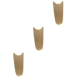 Ipetboom Pcs Piece Real Hair Extensions Dark Brown Fish Line Technique Long Straight Look