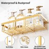 Liuoud 5 Pack Shower Caddy Organizer Rack Shelf for Inside