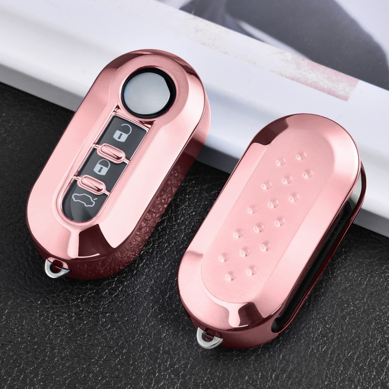 OATSBASF Car Key Case for Fiat, Key Case Suitable for