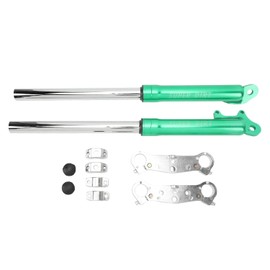Tissting Suspension Fork, Shock Absorber, Alloy Suspension Fork with Damping System for 47cc/49cc 2-Stroke Mini Pocket Bikes, Front Wheel Suspension Kit for Motorcycle Dirt Bike