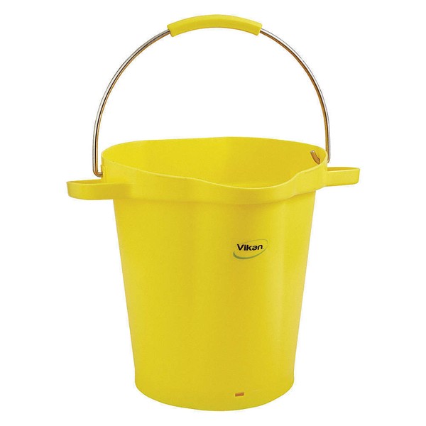 VIKAN 56926 Hygienic Bucket,5 1/4 gal,Yellow 48TP29
