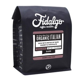 Organic Italian, Whole Bean, 12oz case of 6