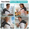 FiteEase Shoulder Massager with Heat, Heated Shoulder Brace with Red