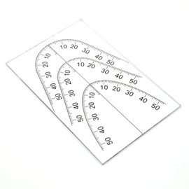 1 Piece Dental Guide Plate Teeth Arrangement on Denture Work Dental Teeth Guide Plate Ruler Dental Lab Tools (1 Piece B)