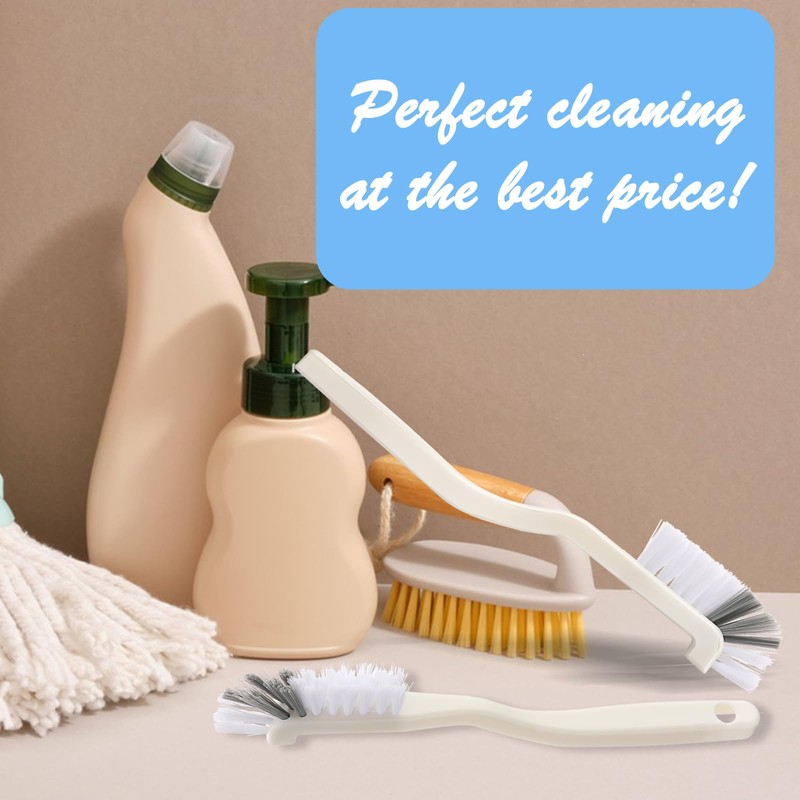 Abeillo 2Pcs Small Washing Up Brush, Small Bottle Brushes Kitchen