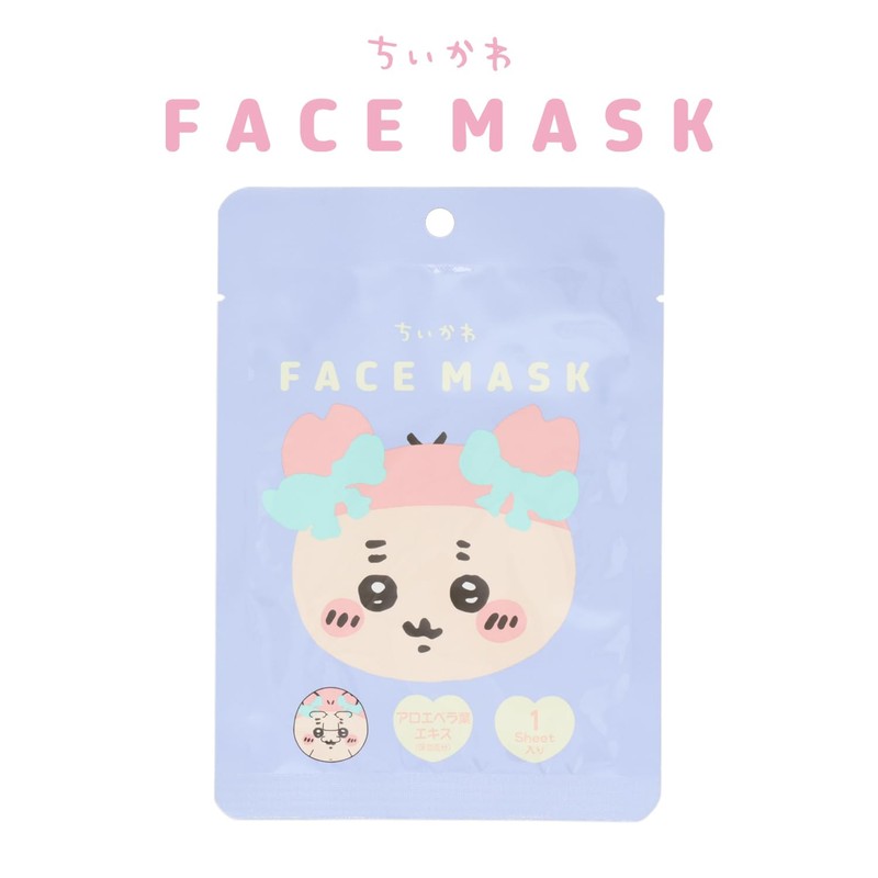 Shobido CW30798 Chiikawa Face Mask, Pack of 1 Sheet Mask