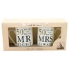 Widdle Gifts Ltd 50th Anniversary Set of 2 China Mugs