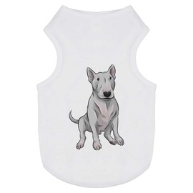 'White Bull Terrier' Pet Dog/Cat T-Shirt (PT00092327)