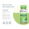 Solaray, SpirulinaEspirulina 410 mg, 60 cápsulas, Vegano, sin OGM