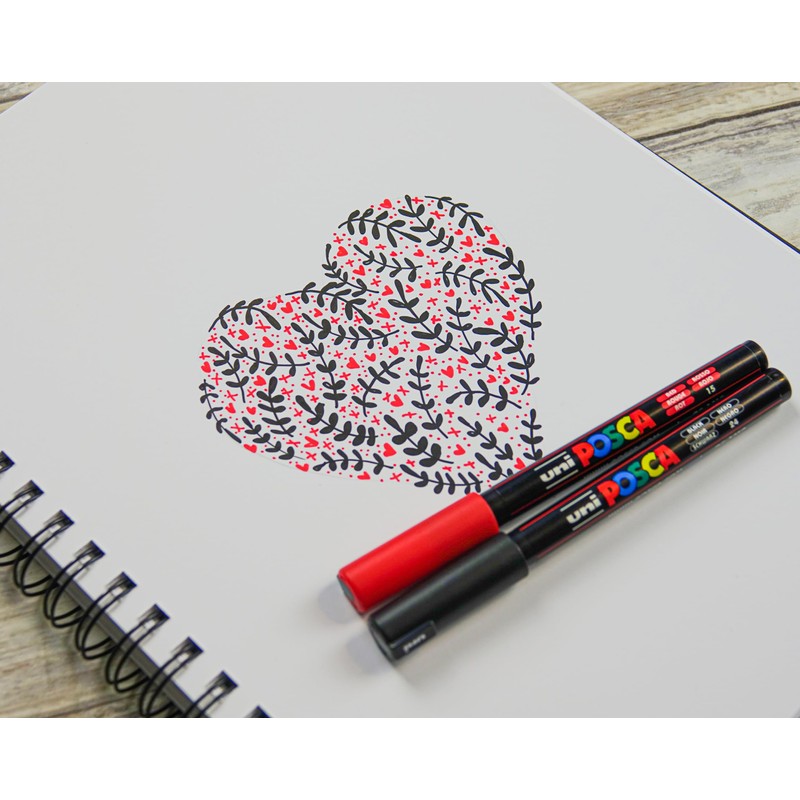 POSCA PC-1MR 18 Kugelschreiber-Set – limitierte Auflage aus Kunststoff –