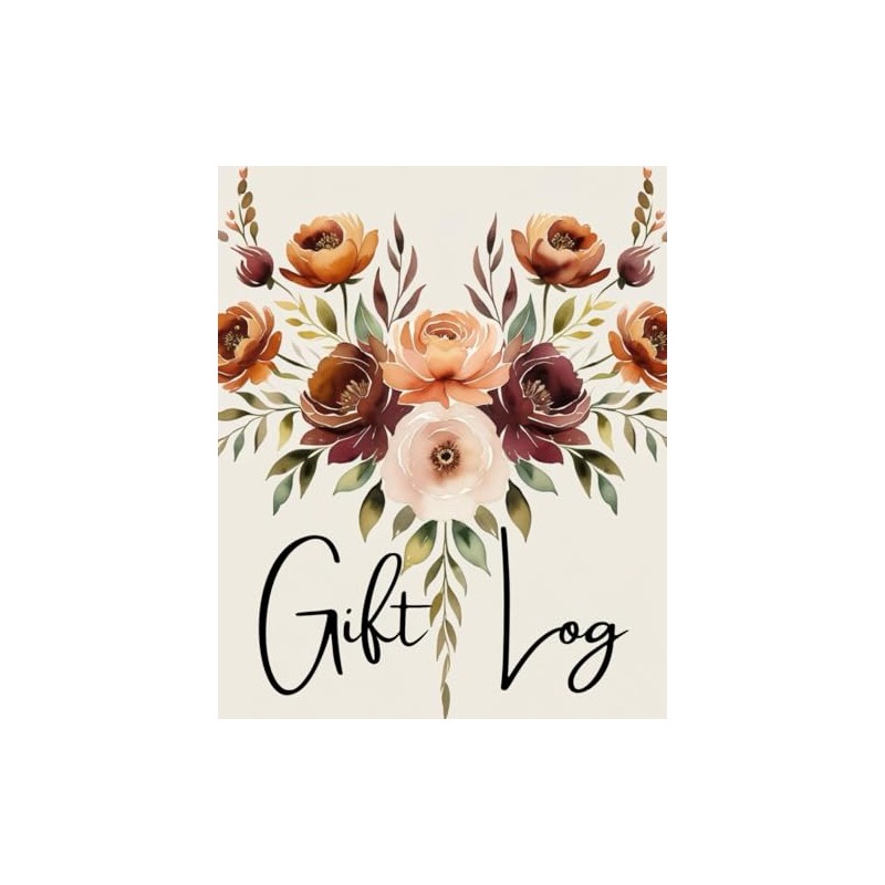 Rustic Floral Guest Journal: An Elegant Fall-Themed Notebook for Recording