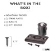 Ilyapa Ball Catch Door Hardware for Closet, Oil Rubbed Bronze
