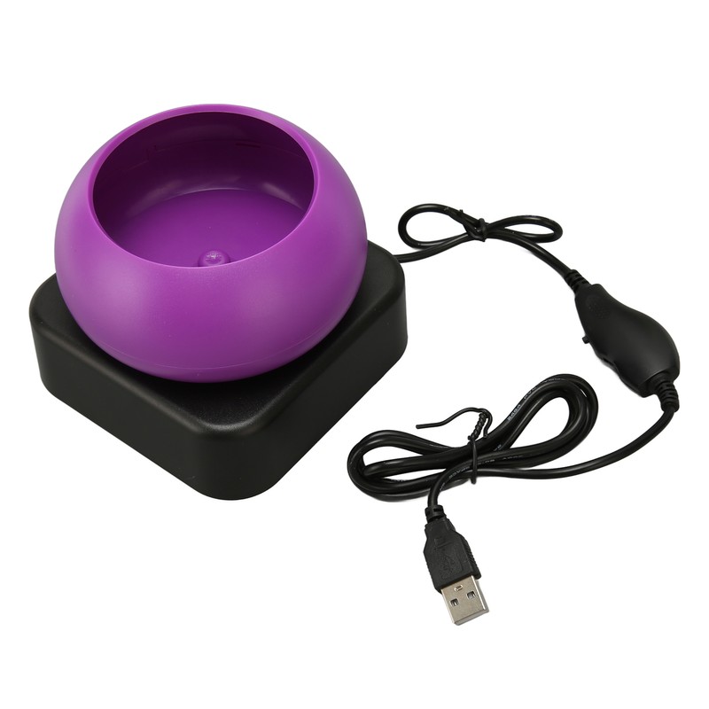 Electric Bead Spinner Bowl Adjustable Speed CW CCW Rotation USB