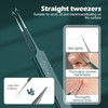 WSYUB Blackhead Tweezers,Upgrade Professional Facial Blackhead Remover Tweezers, Extraction Tools