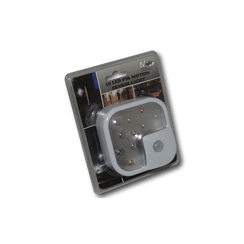 EPOSGEAR Minder 10 LED Stick-On Motion Activated PIR Cordless Sensor