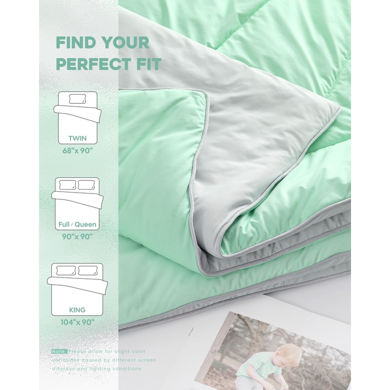 dennylife Cooling Comforter Twin Size, Double-Sided Cool Touch Cooling Blanket