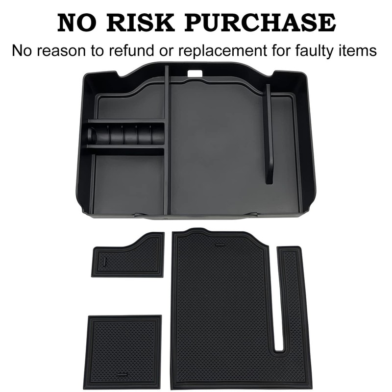 EVTIME Center Console Organizer fit for Dodge RAM 1500 2500