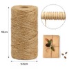 tenn well 2mm Jute Garden String, 300m Long Natural Jute
