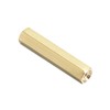 YOKIVE Pack of 50 M2.5 Spacers, Brass Hexagonal PCB Spacer