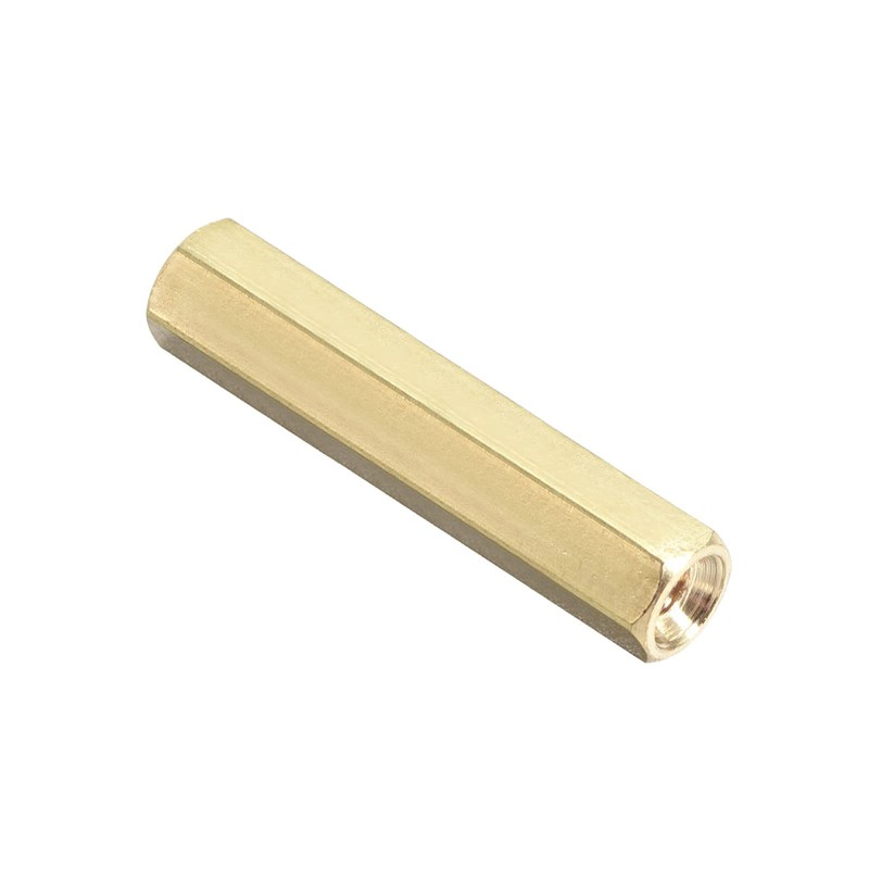 YOKIVE Pack of 50 M2.5 Spacers, Brass Hexagonal PCB Spacer