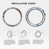 Baihui Titanium Metal Bezel Ring Compatiable with Fenix 5/5 Plus