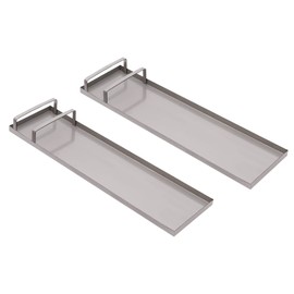 Silencear Concrete Stainless Steel Knee Boards, 28'' x 8'' Concrete Knee Boards Slider Kneedboards Concrete Pair Moving Sliders for Concrete Finishing