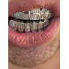 Solid 925 Sterling Silver Real Baguette Grillz - Iced Baguette